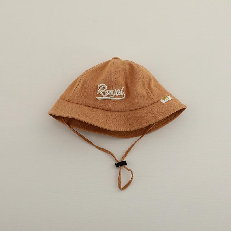 Letter Embroidery Baby Bucket Hat Breathable Thin Cotton Toddler Boy Girl Fisherman Cap Casual Travel Kids Sun Hats