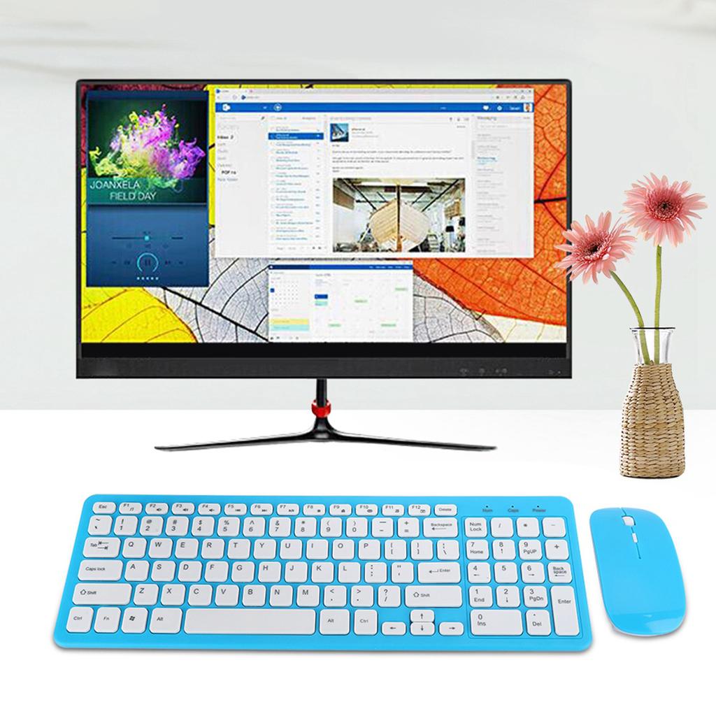 Wireless Mouse Keyboard Set   Gaming for Notebook Computer 3‑Speed   Receiver