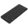 Wireless Keyboard 78 Keys Round Keycaps Slim Compact Retro Quiet Bluetooth Keyboard for Home Office