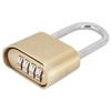 4 Dial Digit Password Brass Lock Combination Suitcase Luggage Code Password Lock Padlock