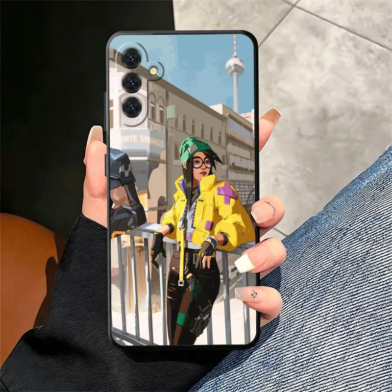 V-Valorant Killjoy Soft Phone Case for Samsung A17 A37 A57 A16 A26 A36 A56 A15 A25 A35 A55 A14 A24 A34 A54 A13 A23 A33 A53 A52 A
