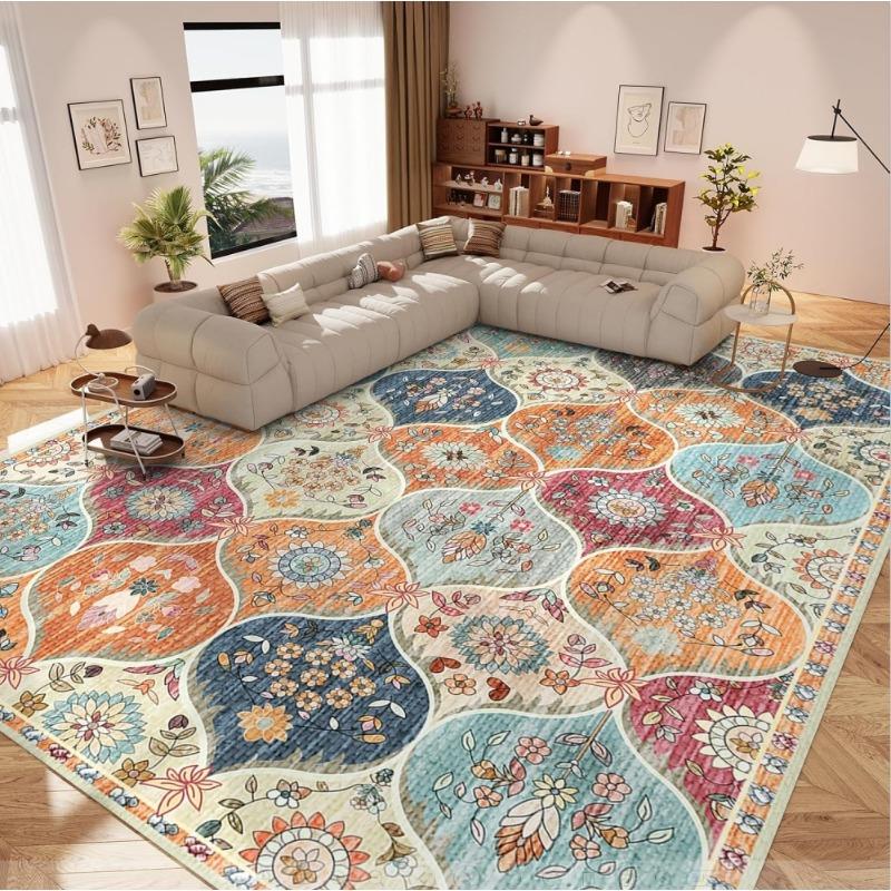 Vintage Living Room Carpet Resistant To Dirt Dust Entrance Door Mat Home Room Decoration Carpet