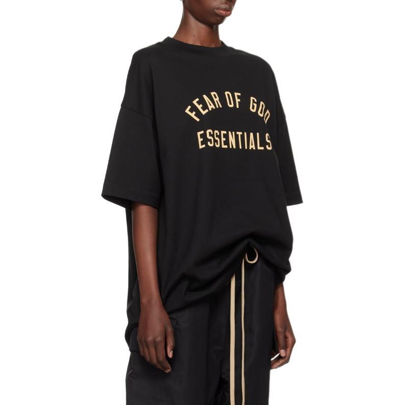 Fear of God Essentials Jersey Crewneck Tee 'Black' Men's 125BT244190F