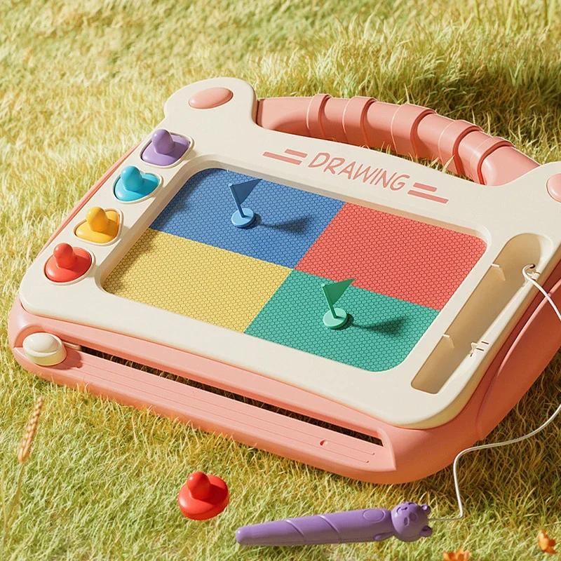 Non-Toxic Cartoon Drawing Board Baby Puzzle Magnetic Writing Board Toy Graffiti Magnetic Drawing Board Montessori Toy For Children Gift