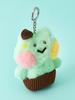Line Friends Minini Lenini Mint Choco Ice Cream Keyring