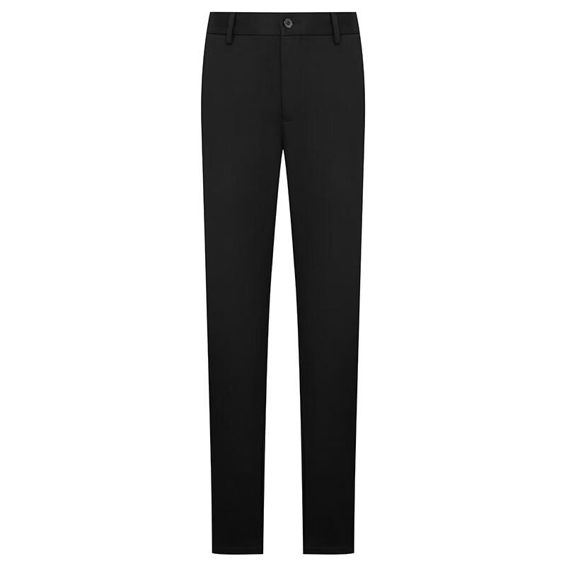Baoxiniao Men's Lightweight Brushed Business Casual Straight-Leg Trousers