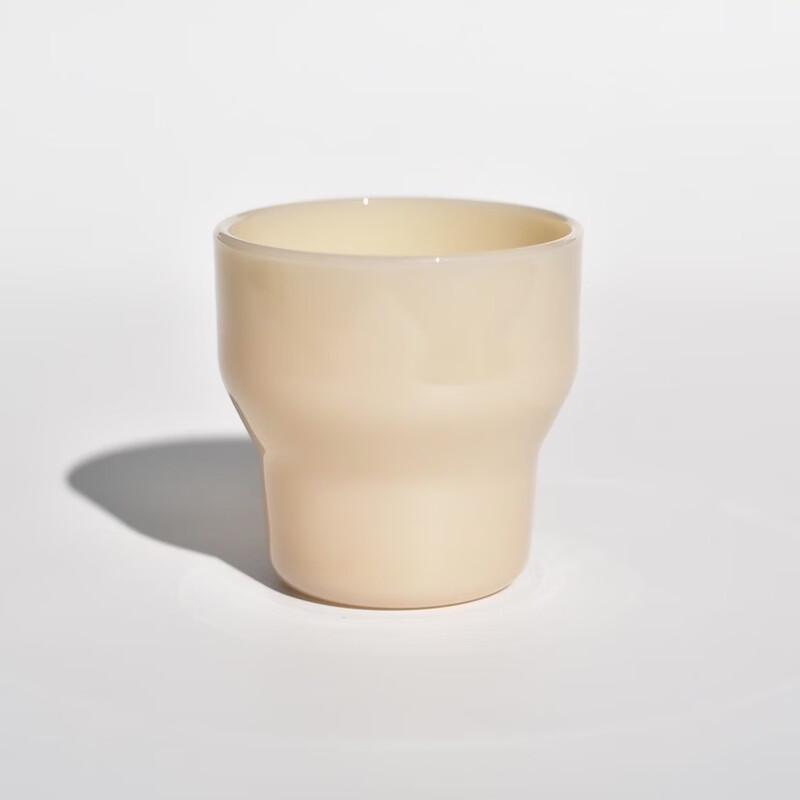 Charming Milk Jade Glass Cup