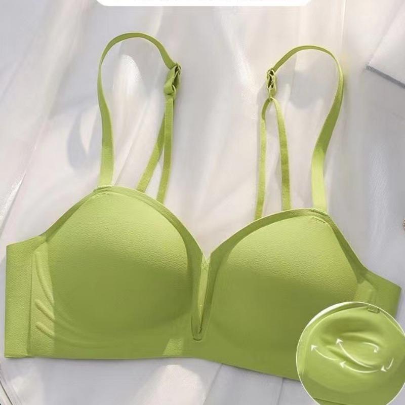 Non-marking Underwear Summer Gathering Anti-sagging Collection of Vice Breasts Back Thin Section Comfortable Bra