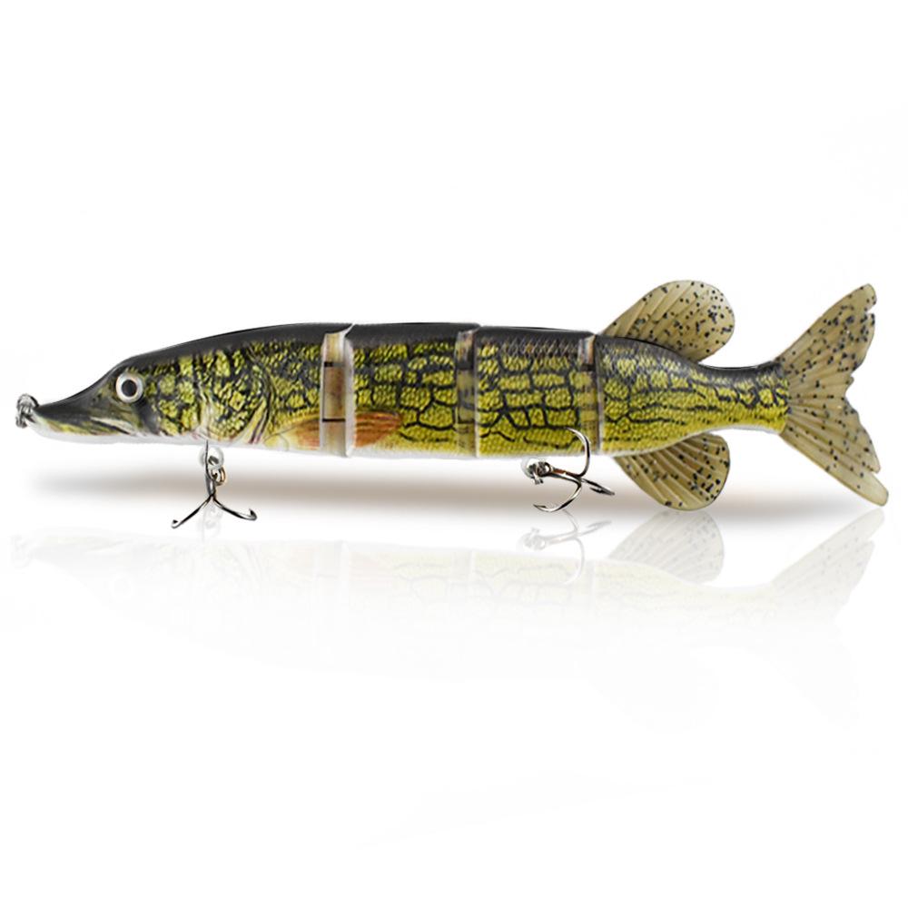 

Четырехсекционная приманка для щуки 26 см 108 г: Подводная жесткая приманка для дальнего заброса