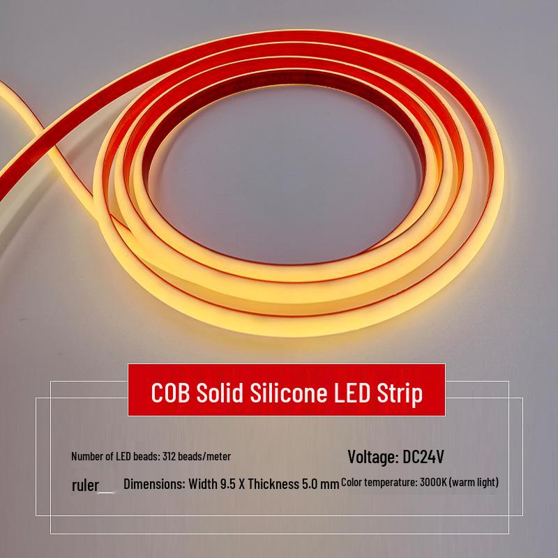 Silicone Waterproof LED Strip Light with Fixing Buckle for Swimming Pools and Fish Tanks