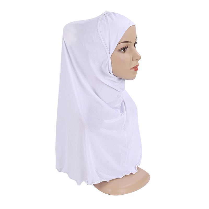 Ramadan Hijabs Scarf for Kids Girl 7 To 12 Years Old Muslim Islamic Shawls Soft Stretch Headscarf Malaysia Girl Children Hijabs