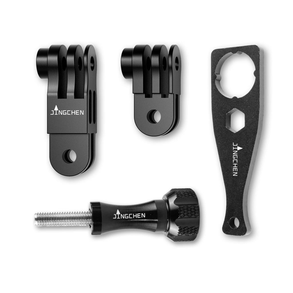 JINGCHEN Action-Kamera-Verlängerungsarm, GoPro-Verlängerungsadapter, Aluminium-Verlängerungszubehör, Gopro-Halterung, Helmhalterung für GoPro, allgemeine Kamerahalterung für