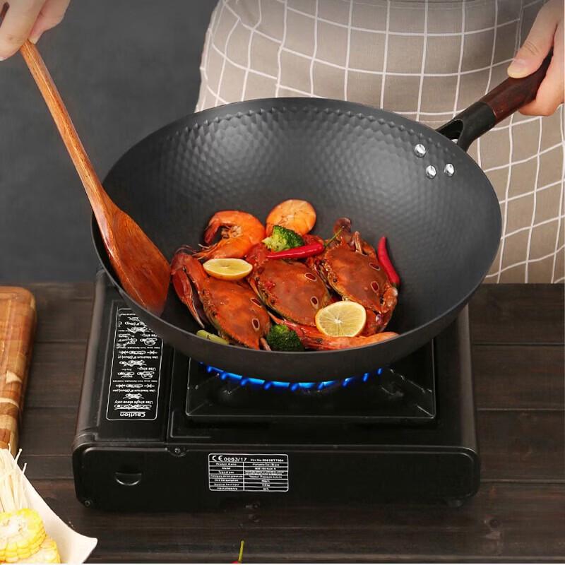 RSFH Black Diamond Iron Wok 32cm
