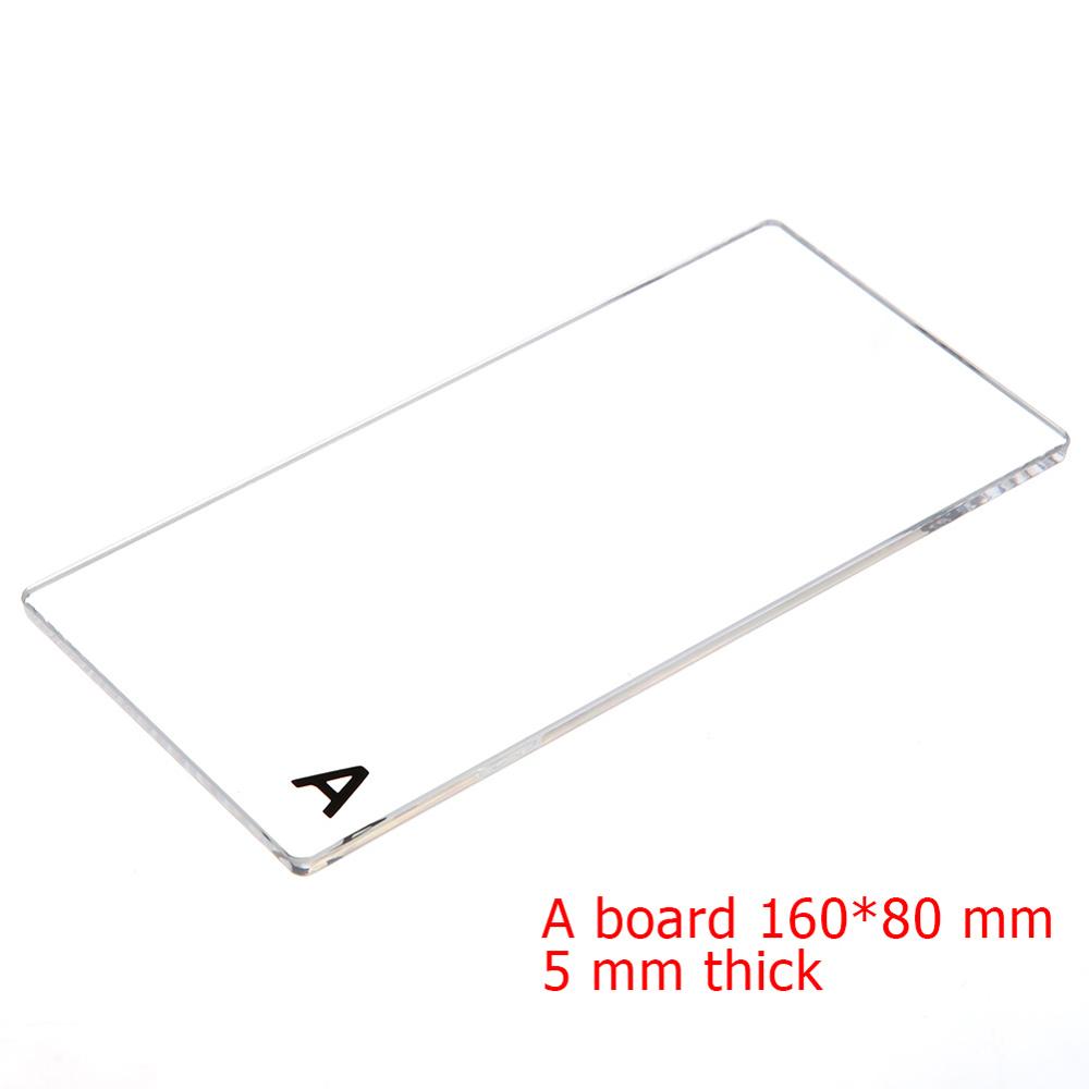 3mm/5mm Transparent Clear Acrylic Cutting Mat Plate for DIY Embossing Cutting Dies Machine Platform Embossing Machine Accessorie