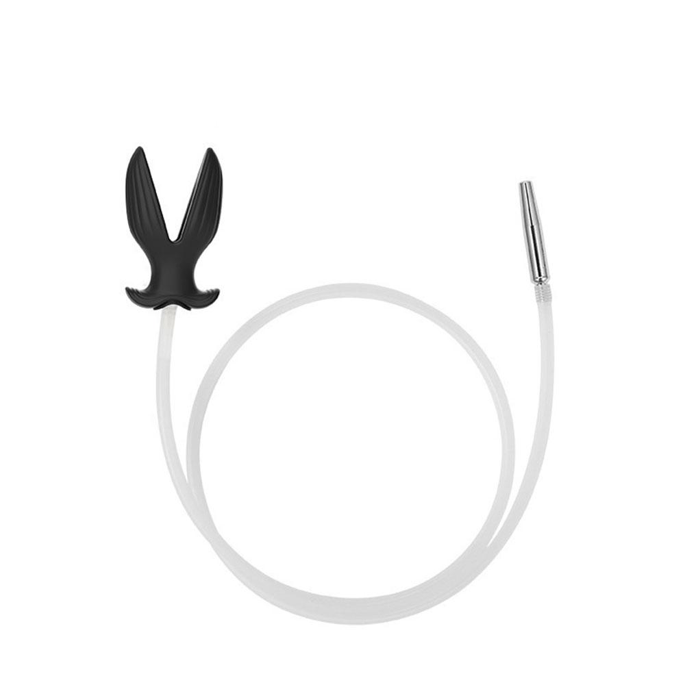 Male Chastity Catheter With Piss Urinal Flow Into Butt Plug Sexual Slavery Irritatio Anal Plug Penis Sheath Fetish Sex BDSM Toys
