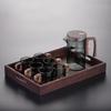 Hengcheng Transparent Grey Magnetic Drip Glass Teapot Set