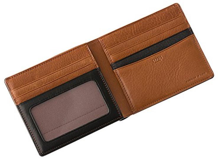 [Kipris] Silky Kip 1711 Bifold Wallet (Card and Bill Compartment) (Black)