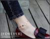 Korean-Style Daisy Flower Titanium Steel Anklet for Women