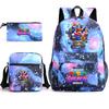 Super Mario Galaxy Big Movie Student School Bag Backpack Shoulder Pencil Case Three-Piece Set