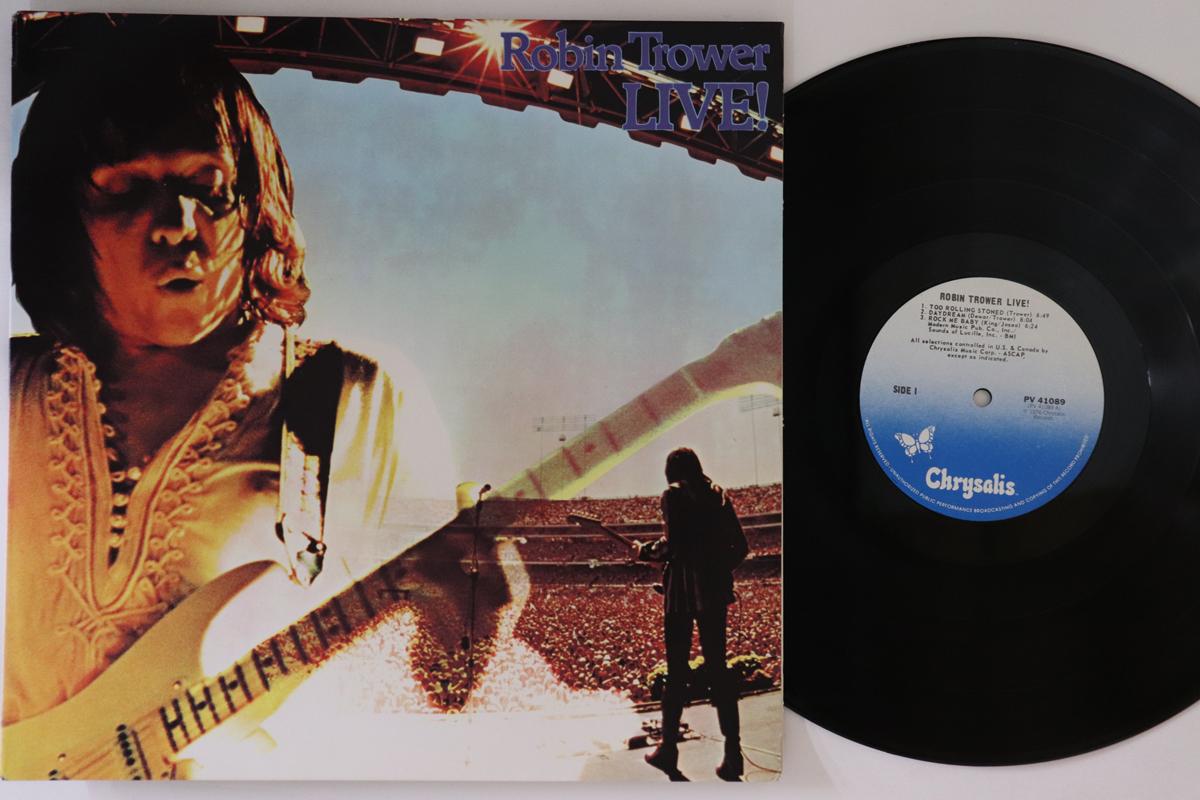 

LP Record ROBIN TROWER - Robin Trower Live! PV41089 CHRYSALIS US Rock Used