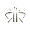 For Lexus RX 200t 300 450h 2016 2017 2018    Car ABS Chrome Rear Tail Light Lamp Covers Trim Car Accessories Eyebrow