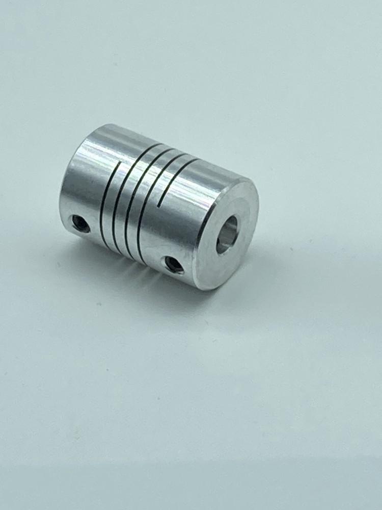 Aluminum Alloy Flexible Motor Encoder Coupling with Coil Type Clamping Screw Diameter 18 Length 25 - Bore 10mm