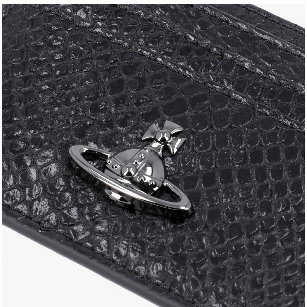 Vivienne Westwood Snake Embossing Card Wallet N204