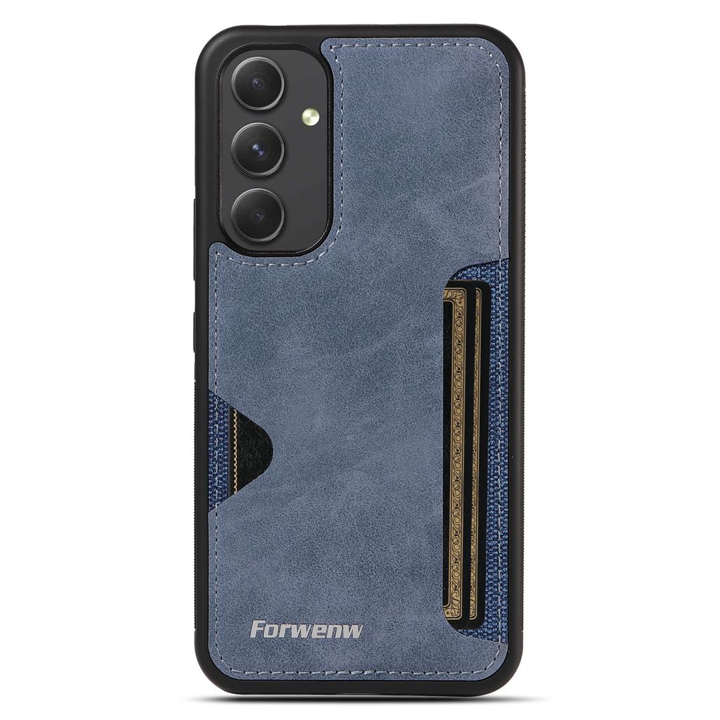 FORWENW F5 Series For Samsung Galaxy A54 5G Cover Card Holder Anti-drop Cell Phone Case