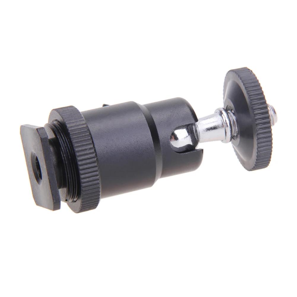5/4/3/2/1PCS Ball Head For Camera Tripod LED Light Flash Tripod Bracket Holder Mount 1/4 Hot Shoe Adapter Cradle  for Canon Niko
