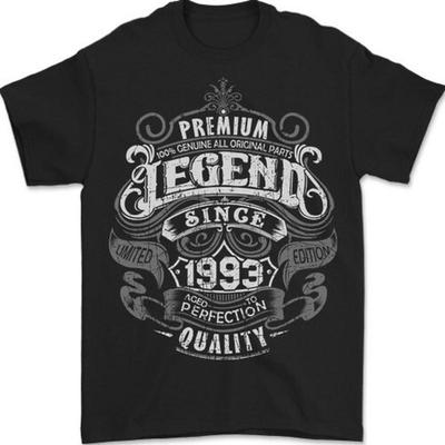 Premium Legend 32nd Birthday 1993 Men's 100% Cotton T-Shirt
