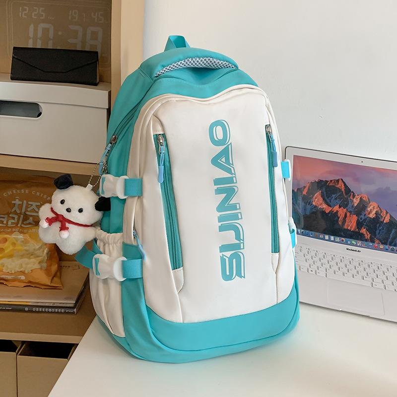 Girls with High Value Color-blocking Backpacks for Middle School Students Junior High School Students Primary School Students Backpacks