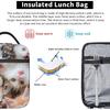 Cute Cat Lunch Box for Kids Girls Boys Kitten Lunch Bag Cooler Tote Reusable Insulated Lunch Bag Container Gifts for Office Picnic Travel Work School