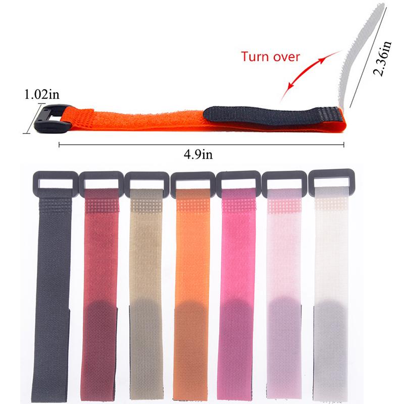 1Pc Fishing Accessories Reusable Fishing Rod Tie Holder Strap Loop Cord Belt