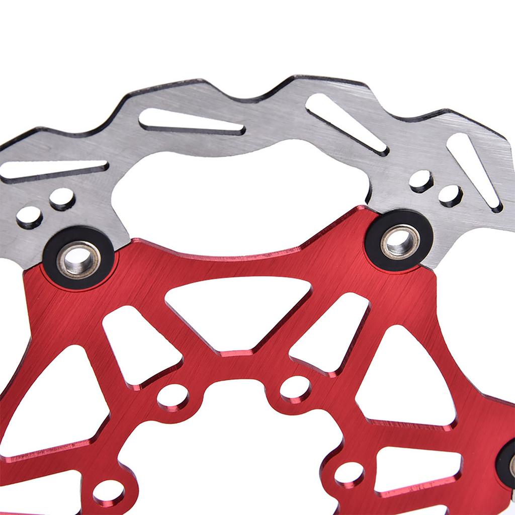 ZTTO 160mm 6 šroubů Horské kolo Plovoucí brzdový kotouč Destička Cyklistický doplněk (Červené)