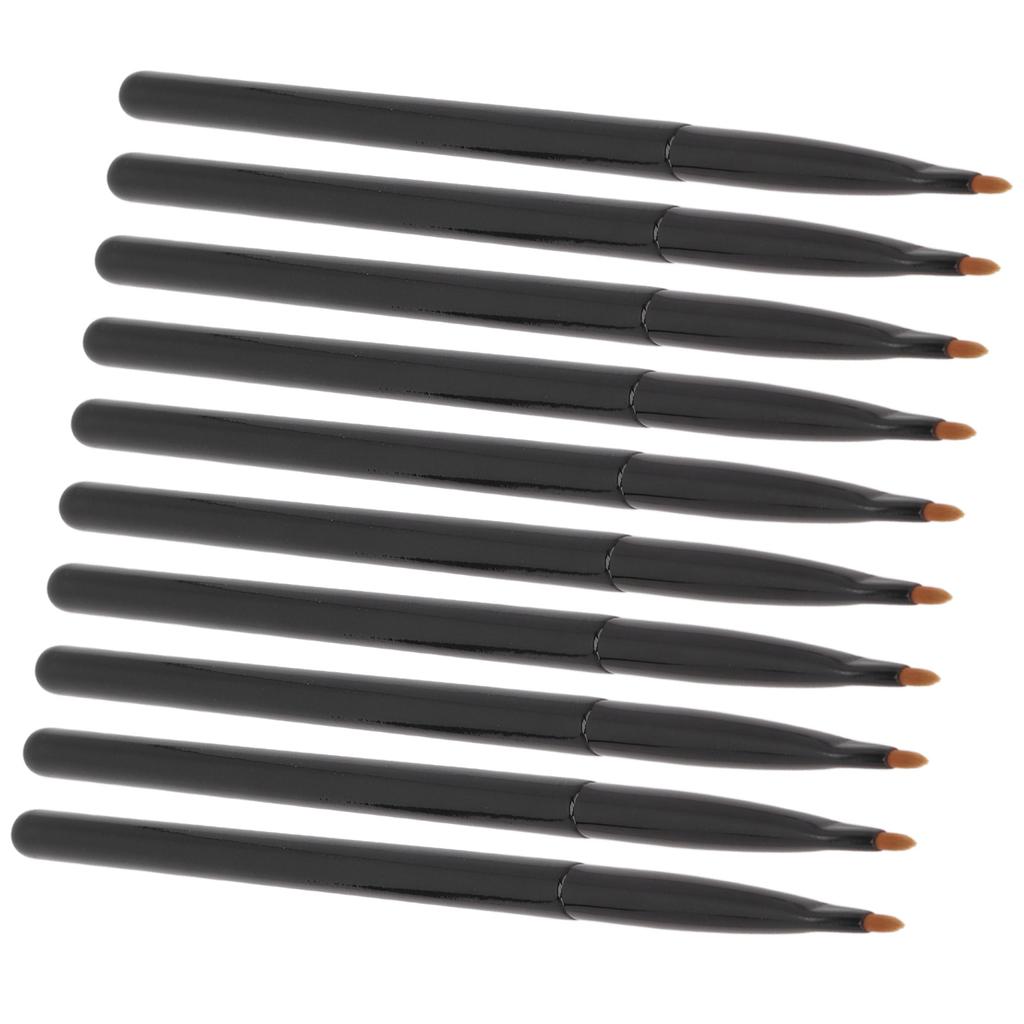 10 Stück Lipliner Pinsel Professionell Weich Tragbar Detail Lipliner Make-up Pinsel Werkzeug für Kosmetik