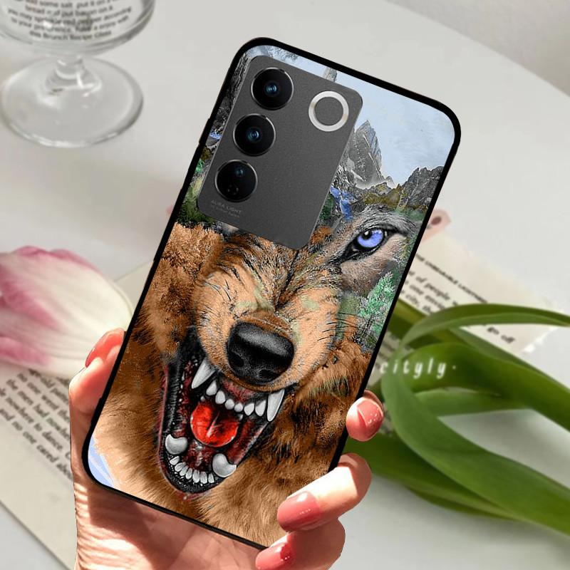 For Vivo V2230 V27 Pro 5G Case Popular Animal Cool Soft Back Protective Cover For Vivo V2237 V27e VivoV27 V 27 E Phone Bag Case