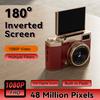 4K Digital Camera 1080P Video Camera 48MP Digital Camera CCD Camera Ultra HD 16X Digital Zoom Vlogging Camera LED Fill Light And Beauty Filter