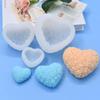 Silikonform Valentinstag Gitter Herz Garn Herz Texturiertes Herz Aromatherapie Kerze Gipsform Für Romantische Heimdekoration