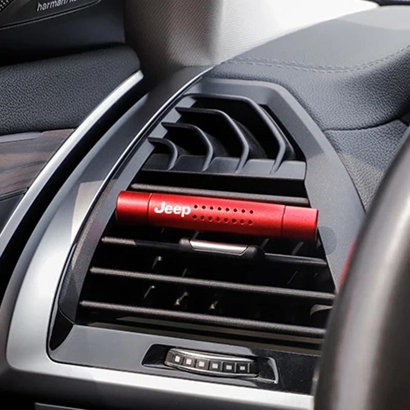 Anti-Odor Car Air Freshener Vent Clip for Jeep Renegade Wrangler JK JL Grand Cherokee Car Perfume Aromatherapy Auto Accessories ALQ1