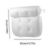 Bathtub Head Pillow with Suctions Cups Cloth Accessories Neck Support Cushion Non-Slip Headrest Cushions Washroom Using