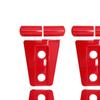 8Pcs Engine Hood Hinge Cover Sturdy Decoration Replaces for JK 2007-2017 Easily Install Stylish