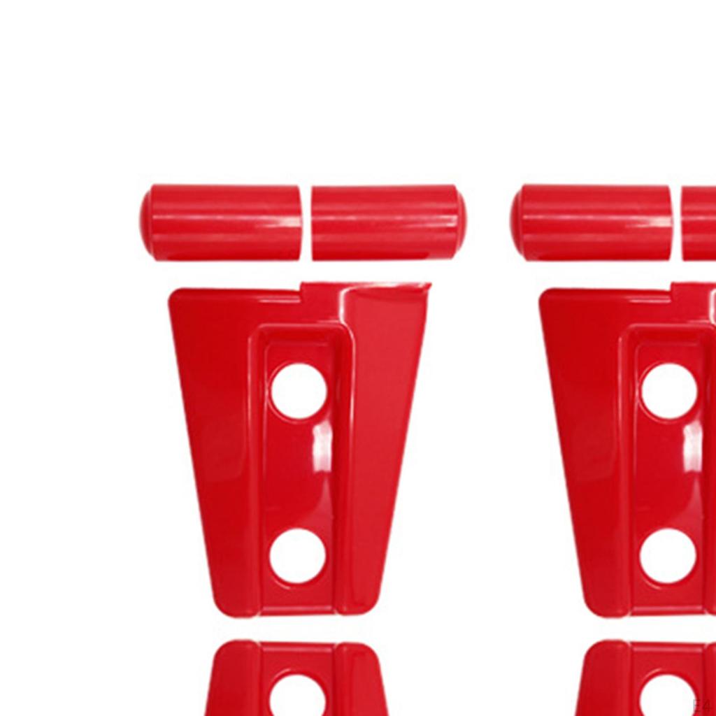 8Pcs Engine Hood Hinge Cover Sturdy Decoration Replaces for JK 2007-2017 Easily Install Stylish