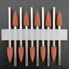 10 Uds. Fresa de silicona para manicura, broca de goma para uñas, máquina, accesorios de manicura, pulidor de uñas, herramienta amoladora