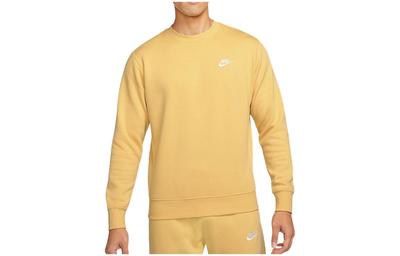 Sweatshirts Men's Yellow Crew Neck Moderate Regular BV2663-700