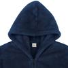 Men's Winter New Arrival Double-Faced Fleece-Lined Warm Hooded Zip-Up Casual Flag Logo Jacket