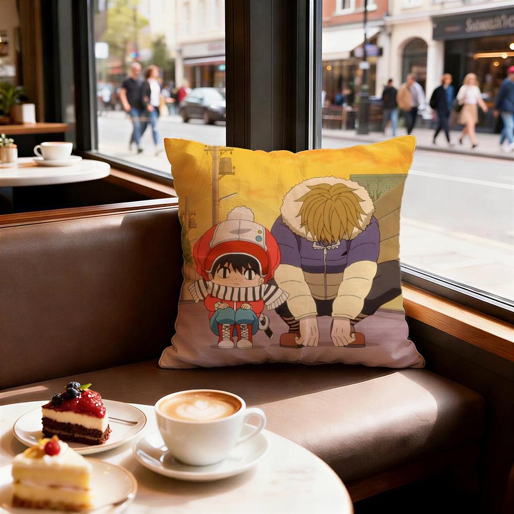 Anime Kotaro Lives Alone Cushion Cover Decorative Cushions Covers Cover Sofa x Pillow Piece x x Pillowcase