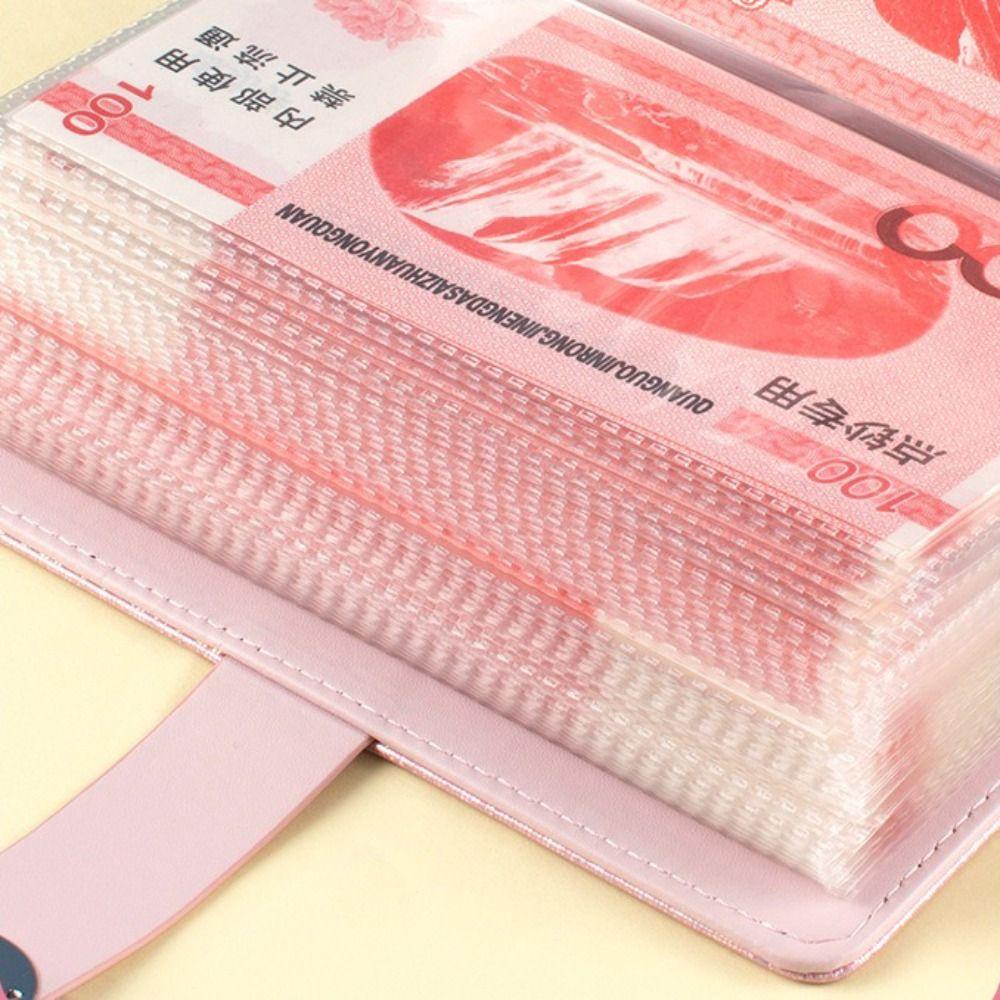 With Password Lock Saving Money Notebook PU Leather Budget Saving Book