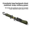 Outdoor Three-point Auxiliary Backpack, Stable Magnetic Buckle Strap, Quick-release Fixed Strap, Shoulder Bag Anti-slip Strap