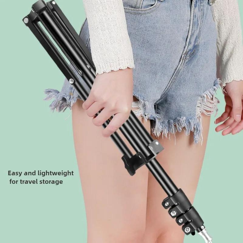 Universal 160cm Tripod for Mobile Phone Photography Stand Led Support for Cell Phone for Youtube Video Phone Stand