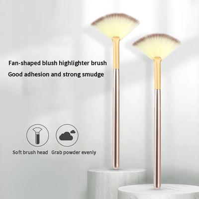 Einzelner gewellter Highlighter-Make-up-Pinsel, Puderpinsel, Essenzpinsel